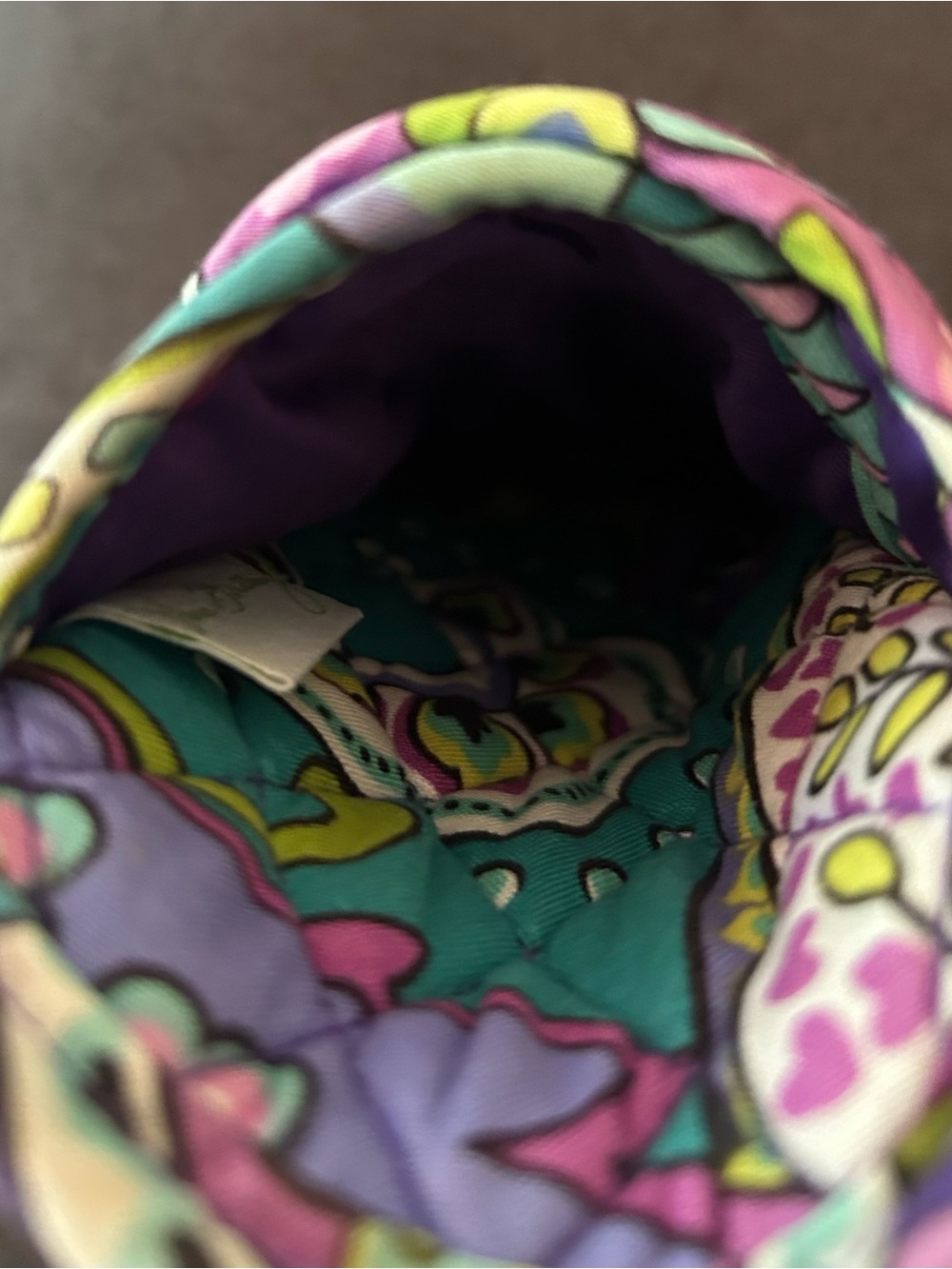 Vera Bradley Quilted Double Eye Case in Retired Heather Pattern - Picture 6 of 13